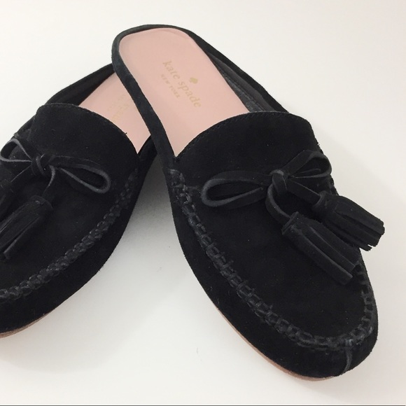 kate spade Shoes - Kate Spade New York Matilda Black Suede Mules